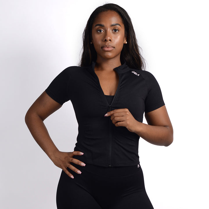 Timeless Short Sleeve Zipper